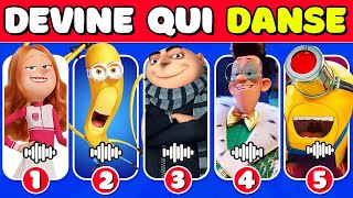 Devinez Qui danse 💃 Despicable Me 4 Film 🍌🤓🔊  Quiz MOI MOCHE ET MÉCHANT 4 [upl. by Florry]