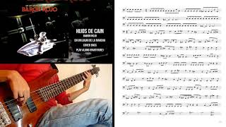 Barón Rojo  Hijos De Cain Bass CoverPlayAlong Partiture [upl. by Canter707]