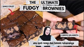 COOKING WITH TASYI EPS 142  RESEP FUDGY BROWNIES LUMER DI DALAM  TIPS ANTI GAGAL amp SUPER MUDAH [upl. by Ativad888]