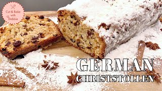 GERMAN CHRISTSTOLLEN BREAD  DRESDENER STOLLEN GERMAN Subs [upl. by Denna]