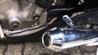 BMW R100  Megaphone exhaust [upl. by Ainola]