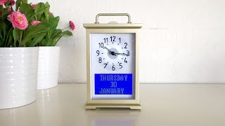 Timos™ Calendar Clock Nostalgia Kalenderklockan [upl. by Sarene]