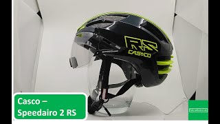 Casco Speedairo 2 RS  Farbe blauneongelb  360° [upl. by Chace383]