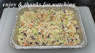 Coleslaw made Easy A must have with pulled pork sandwiches [upl. by Alodi]