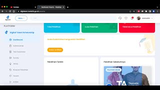 Mendownload sertifikat pelatihan di portal digitalent kominfo DTS [upl. by Caesar]