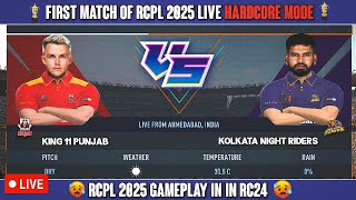 Playing Rcpl 2025 In Real Cricket 24 Live Kkr Vs K11p  Rc24 Live Stream [upl. by Gretchen]