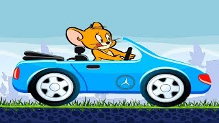 Tom and Jerry Jerry Car Stunt Skill Game Walkthrough Levels 18 [upl. by Hax]