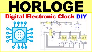 Montage soudure composants electronique Horloge digitale débutants electronic digital clock diy [upl. by Learsi]