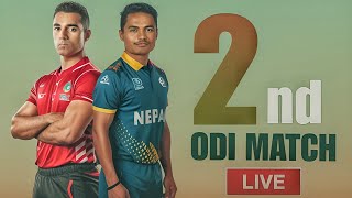 Nepal Vs Canada 2nd Odi Match Live  Canada In Nepal  3 ODI Series 2024 [upl. by Seda86]