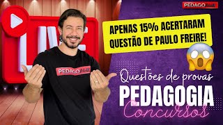 PEDAGOGIA PARA CONCURSOS  RESOLUÇÃO DE QUESTÕES DE PROVAS [upl. by Stelmach]