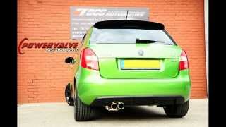 Skoda Fabia VRS Powervalve Performance Exhaust [upl. by Nlycaj101]