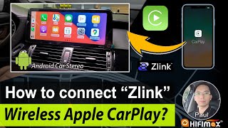 How To Connect Wireless Apple CarPlay BMW Audi Mercedes Android CarPlay Zlink Connect Setup Guide [upl. by Ardnekan]