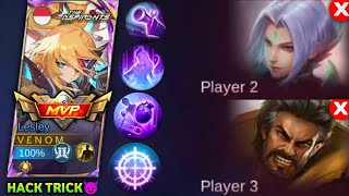 LESLEY NEW LEGAL HACK TRICK 100 broken🔥 LESLEY BEST BUILD 2024 [upl. by Meer]