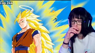 Goku se transforma en súper sayayín 3 reacciónTutis Valentine [upl. by Retswerb610]