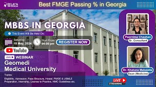 Study MBBS in Georgia  Live Webinar By Poornima Chauhan [upl. by Acinonrev761]