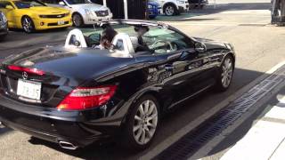 MercedesBenz SLK 350 BlueEFFICIENCY Test Drive [upl. by Releehw]