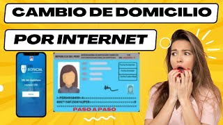 COMO CAMBIAR DE DOMICILIO EN EL DNI POR INTERNET 2024 PERU MOVIL FACIAL RENIEC [upl. by Clarie966]