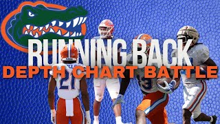 Florida Gators Runningback Depth Chart LOGJAM Who Emerges [upl. by Tammany]