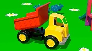 Kids 3D Construction 1 Build a Candy DUMP TRUCK demo amp Learn to Count Lessons [upl. by Eilrahs634]