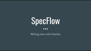 SpecFlow [upl. by Adym]