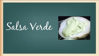 Salsa Verde para Chilaquiles o Enchiladas  Receta [upl. by Boyse]