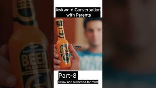 Awkward conversation with parents part8 trending 100kview youtubeshorts 100k film [upl. by Rufe218]