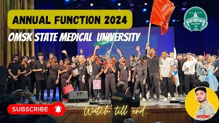 Annual Day 2024  Omsk State Medical University  Russia 😍🔥 [upl. by Aohk]