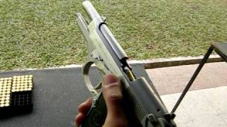 Beretta M92FS Shooting Part 3 [upl. by Kerat344]