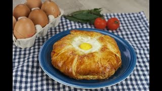 Fagottini di pasta sfoglia e uova lidea gustosa per un pranzo originale [upl. by Gombach729]