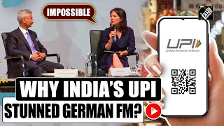 “Impossible in Germany…” When German FM shared her experience of UPI with EAM Jaishankar [upl. by Bradwell]