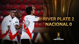 Melhores momentos  River Plate 2 x 0 Nacional  Quartas de final  Libertadores 2020 [upl. by Akirdnahs905]