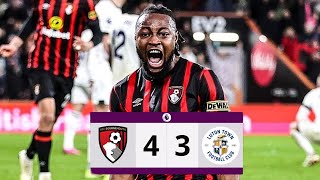 BLACK STARS🇬🇭 ANTOINE SEMENYO 2 GOALS VS LUTON TOWN  BOURNEMOUTH 43 LUTON  REACTION amp RATINGS [upl. by Une]