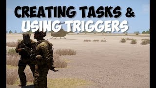 Arma 3 Editing  Basic Mission Tasks amp Triggers [upl. by Inaflahk]