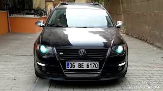 Passat B6 LED DRL Daytime Running Lights [upl. by Tiebold]