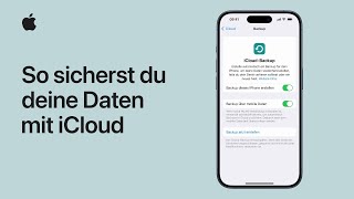 So erstellst du ein Backup deines iPhone in iCloud  Apple Support [upl. by Henke]