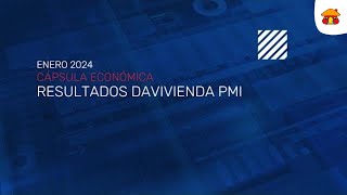 Resultados Davivienda PMI  Enero 2024  Banco Davivienda [upl. by Krahmer]