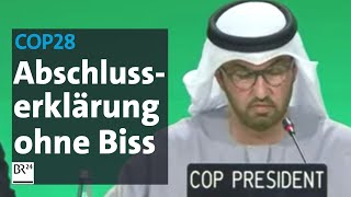 COP28 Abschlusserklärung ohne Biss  BR24 [upl. by Yecnuahc771]