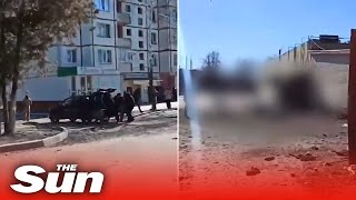 Russians KILL at least 10 Ukrainian civilians queueing for bread in Chernihiv [upl. by Matlick]