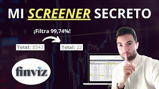 👨‍🏫 FINVIZ Cómo HACER un SCREENER para SWING TRADING [upl. by Phedra246]