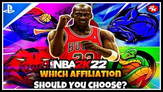 NBA 2K22  WHICH AFFILIATION IS THE BEST TO JOIN ❗ WATCH THIS BEFORE YOU CHOOSE ❗ NEXT GEN 🔴 🔴 [upl. by Felicle561]