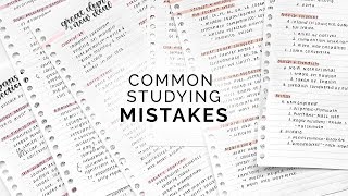 studying mistakes  how to avoid them 👀 [upl. by Robena]