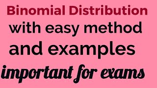 Binomial Distribution Maths by Pradeep Soni [upl. by Marquez]