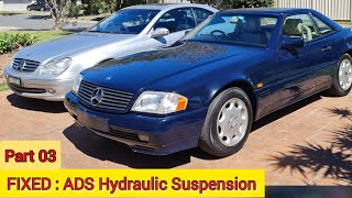 Fixed SL500 R129 ADS Hydraulic Suspension [upl. by Ainola426]