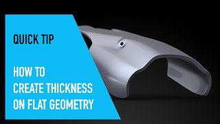 Quick Tip  Creating thickness on flat geometry in C4D [upl. by Nedearb]