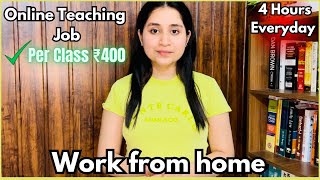 Online Teaching Jobs From Home  Work From Home Jobs 2024  Salary  15000  Part Time Job at Home [upl. by Emlynn]