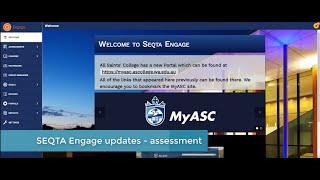 Seqta  new assessment features for Engage and Learn [upl. by Latsyk336]