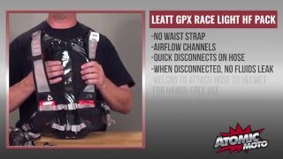 Leatt Hydration Packs Review  AtomicMoto [upl. by Leckie]