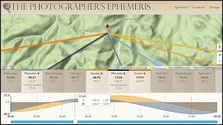 The Photographers Ephemeris Tutorial  Amazing amp Free Landscape Photography Planning Tool [upl. by Auqcinahs470]