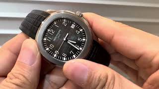 名表TVPatek Philippe Aquanaut 5167A001不銹鋼PP [upl. by Paulie799]