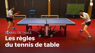 Apprendre les règles du tennis de table  Tennis de Table [upl. by Moon]